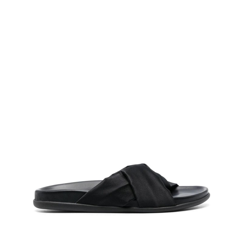 Whitney footbed satin sandals