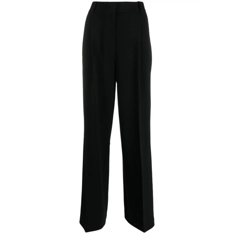 Pleated wide leg pant