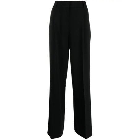 Pleated wide leg pant