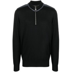 High Neck Zip Up Pullover