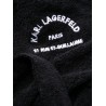 Unisex address logo bathrobe