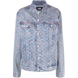 Kl printed denim jacket