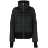 Quilted short down jacket