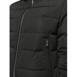 Quilted short down jacket