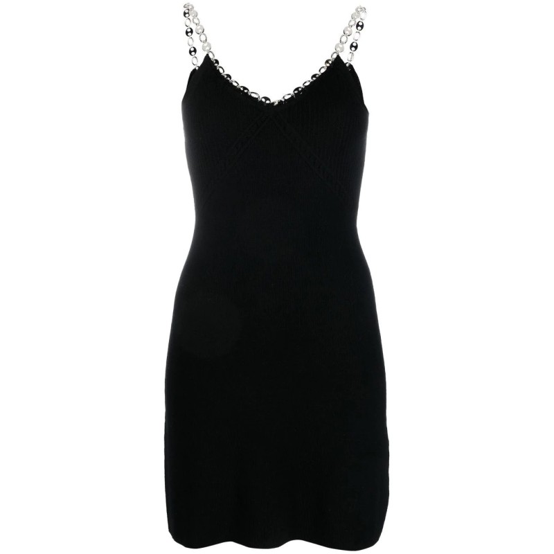 Tank sleeve chain mini dress