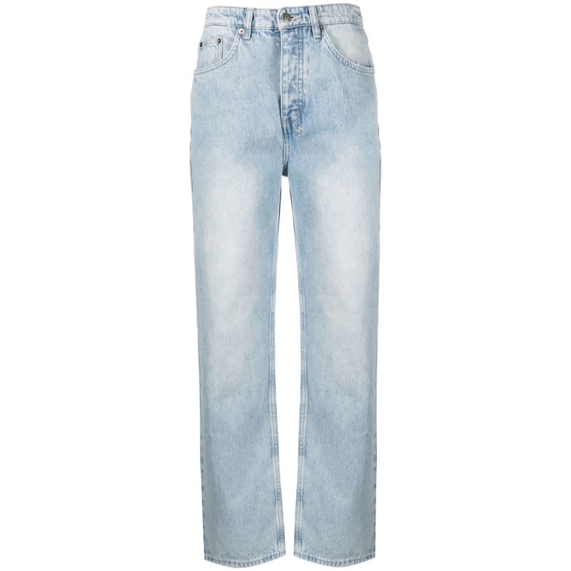 Relaxed straight jeans