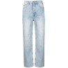 Relaxed straight jeans