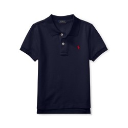 Mesh polo shirt