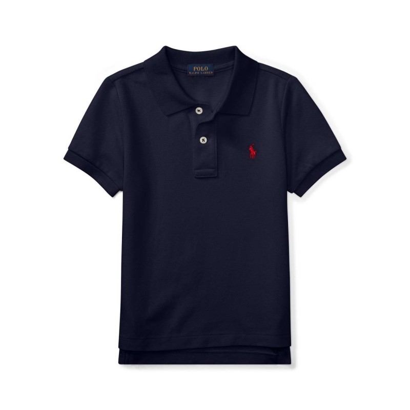 Mesh polo shirt