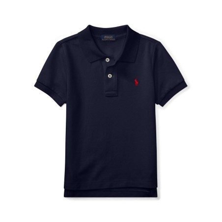 Mesh polo shirt