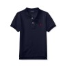 Mesh polo shirt