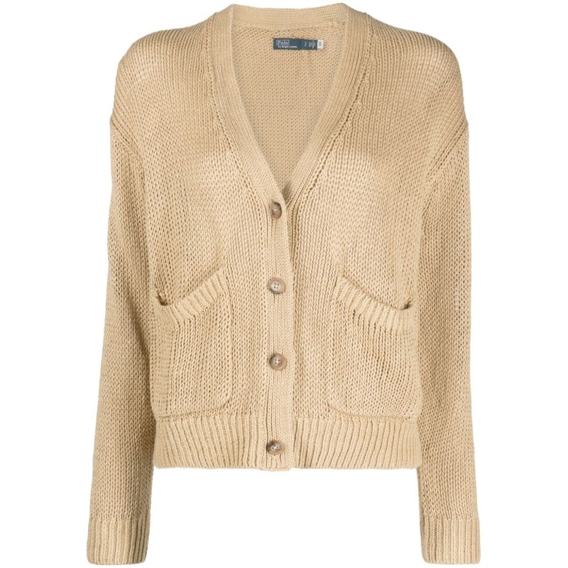 Linen long sleeve cardigan