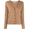 V-neck button cardigan