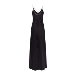 Tank sleeve chain maxi dress