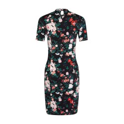 Short sleeve midi dress