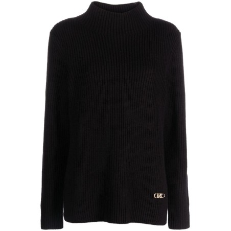 Funnel neck ls sweater