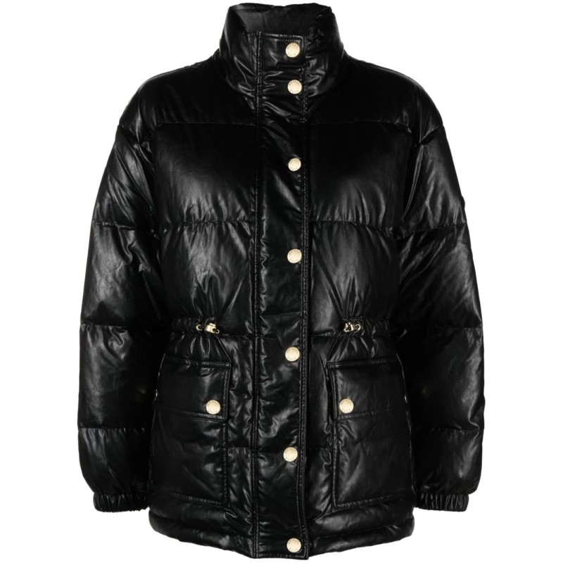 Funnel neck midweight puffer