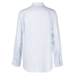 Linen stripe button down