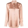 Long sleeve ruched bk blouse