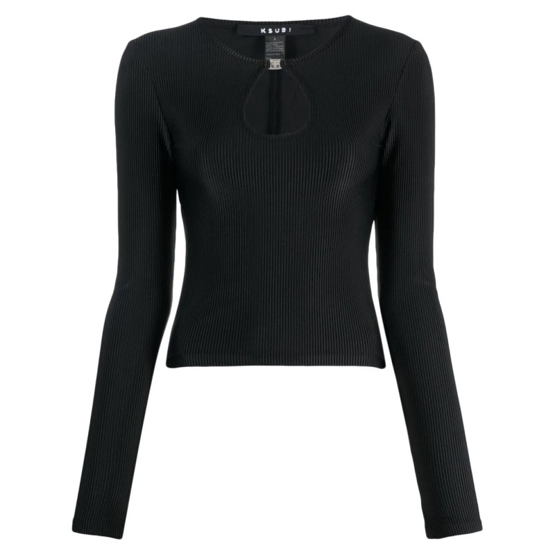 Charmed keyhole black top