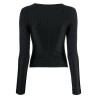 Charmed keyhole black top