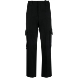 Patch cargo trousers