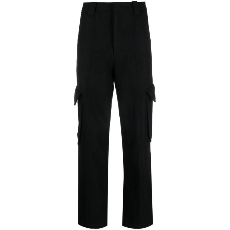 Patch cargo trousers