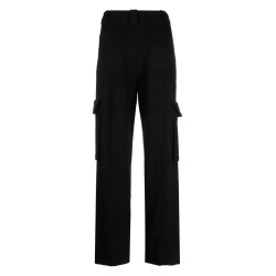 Patch cargo trousers