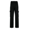 Patch cargo trousers