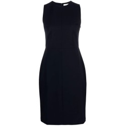 Seamed front sheath dress