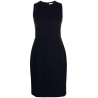 Seamed front sheath dress