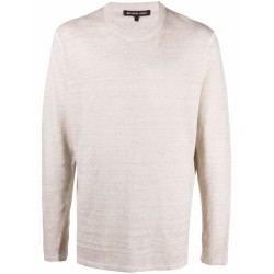 Linen and cotton blend sweater