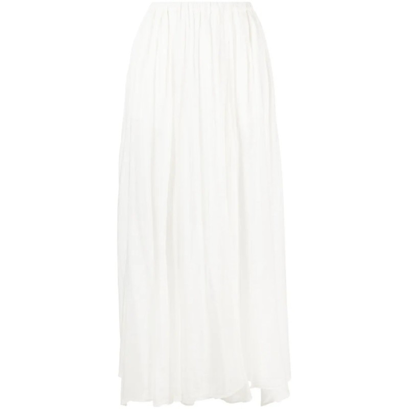 Cotton silk voile  skirt