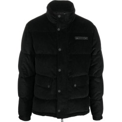 Velvet down jacket