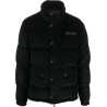 Velvet down jacket