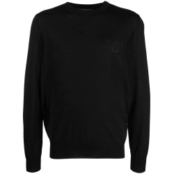 Merino wool pullover round nec