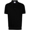 Knit polo with stand 3 buttons