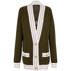 3 btn wool cashmere cardigan