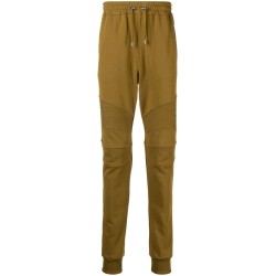 Ribbed balmain flock sweatpant