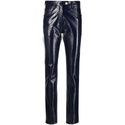 Vinyl 5-pocket iconic pants