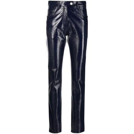 Vinyl 5-pocket iconic pants