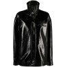 Iconic oversized vinyl jacket