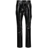 Tube vinyl tailored pants