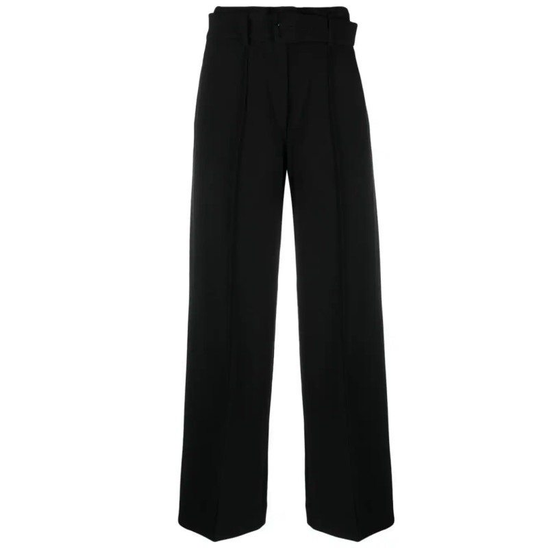 Double weave belted pant