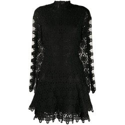 Joy gipure lace mini dress