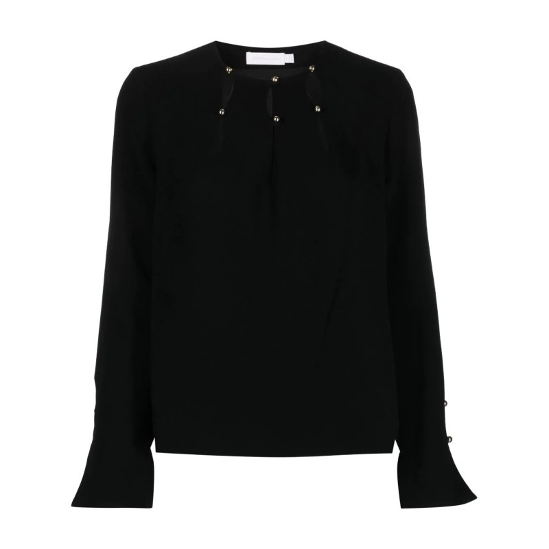 Sharon cocktail crepe top