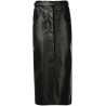 Leather Front Skirt