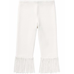 KNIT FRINGE BIKE SHORTS