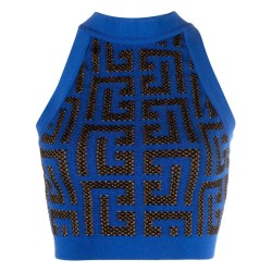 Pharaon monogram cropped top