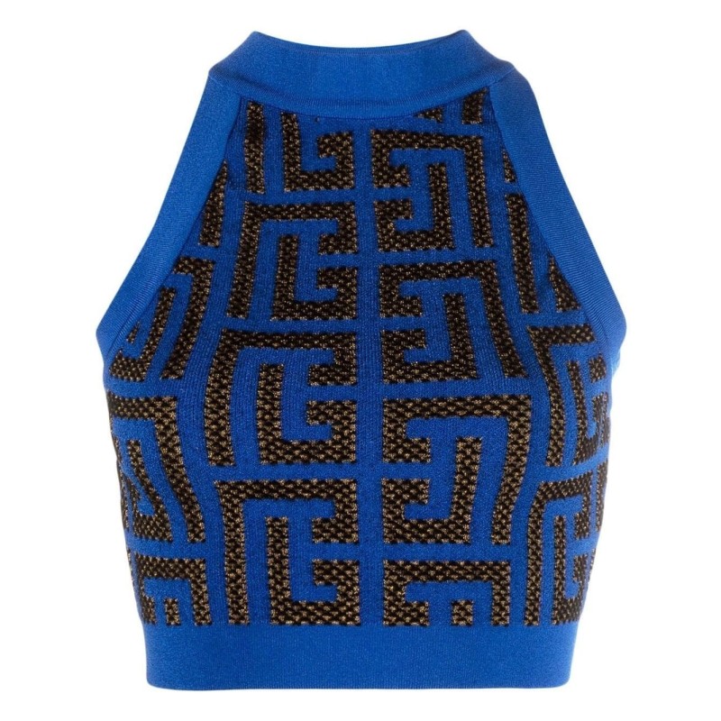 Pharaon monogram cropped top